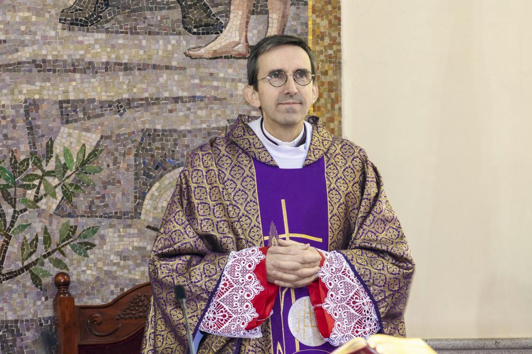 Monsignor Hugues de Wilmotte, Director General of the French association L’Œuvre d’Orient